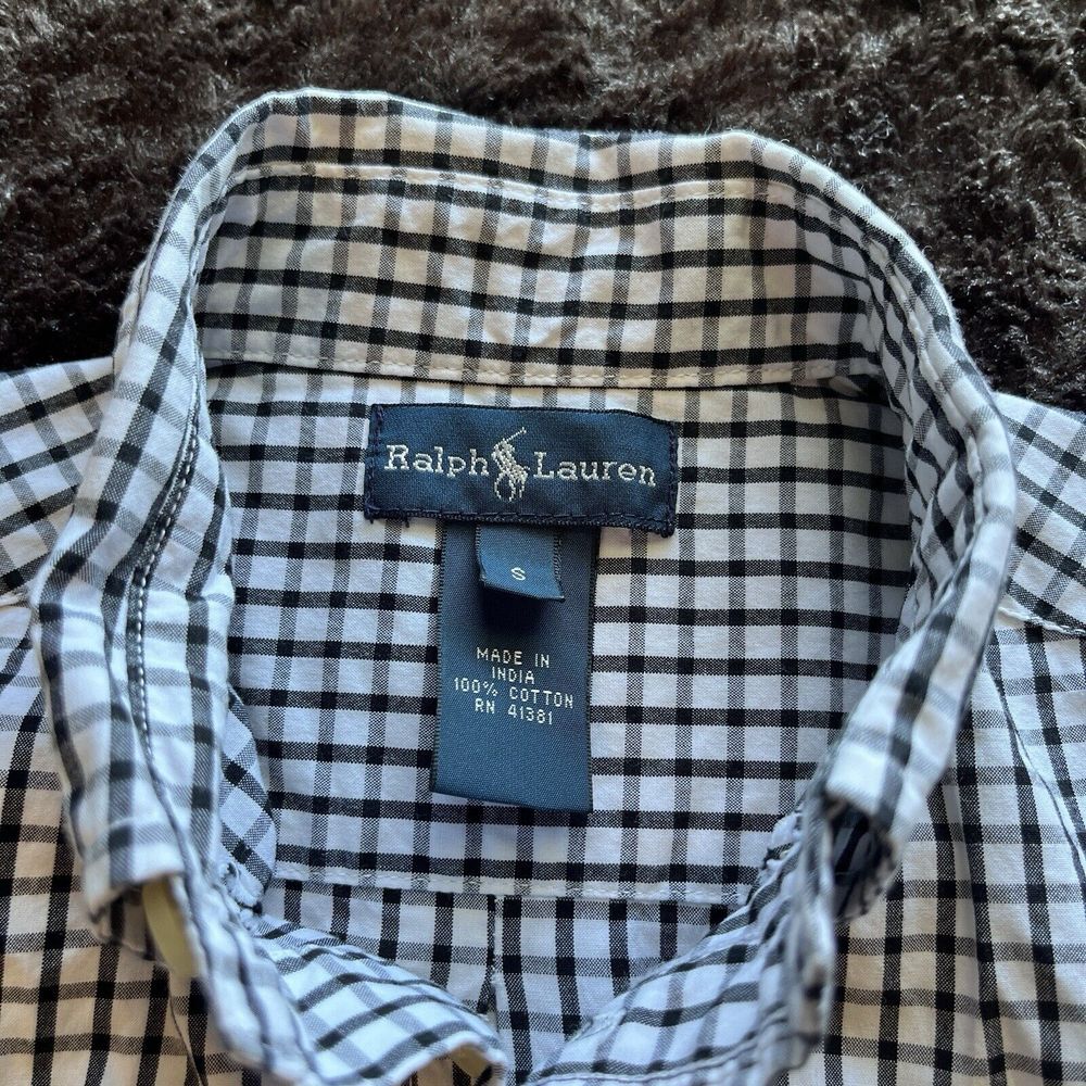 Set of‎ 2 Youth Gingham Check Long Sleeve Vineyard Vines Ralph Lauren Boys S - Picture 11 of 14